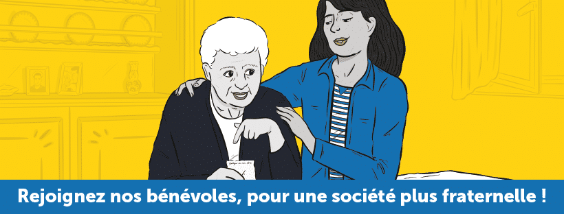 Rejoignez nos bénévoles, pour une société plus fraternelle !