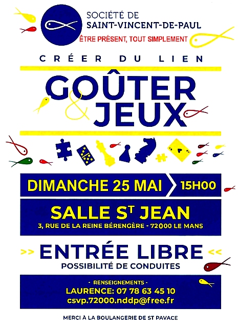 Gouter 25 mai 25