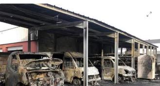 Incendie a Lorient