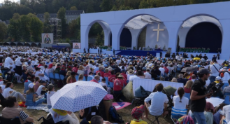 Messe Lourdes pape