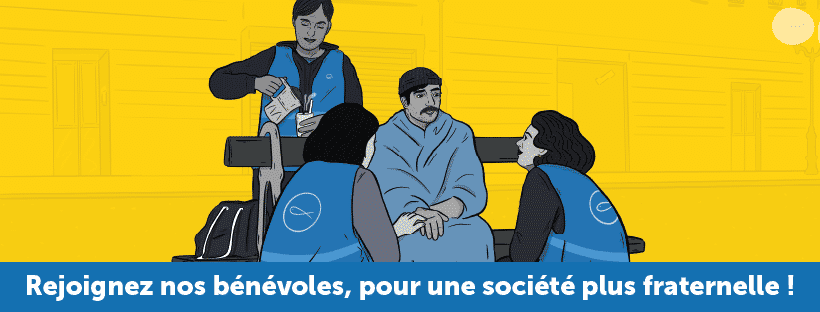 Rejoignez nos bénévoles, pour une société plus fraternelle !