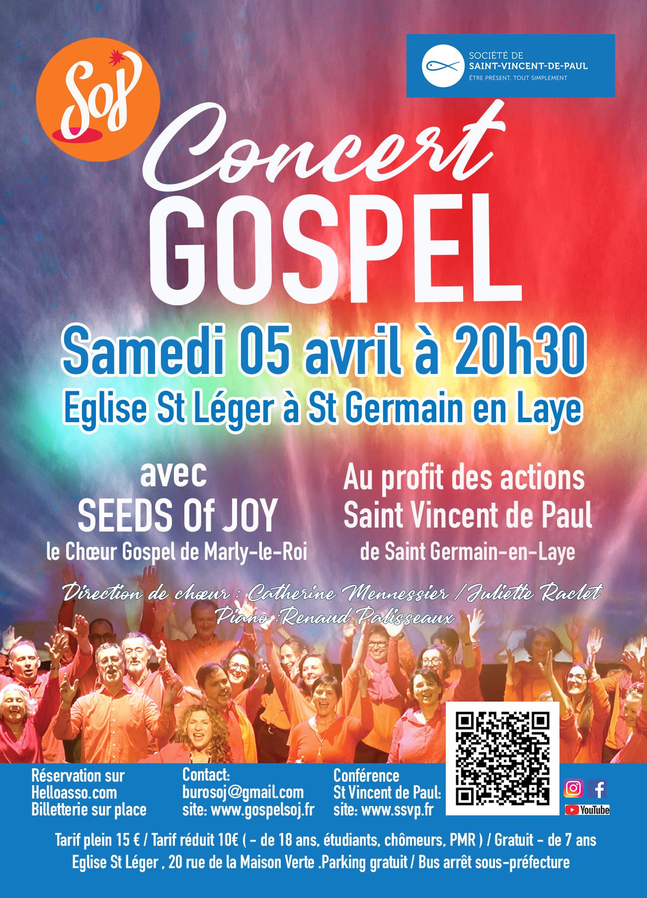 concert gospel 5 avril