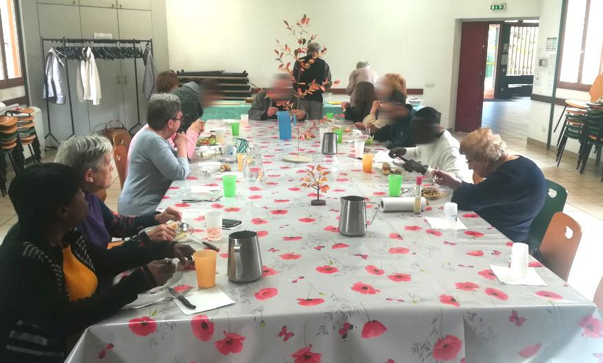 Un repas partagé à Voiorn