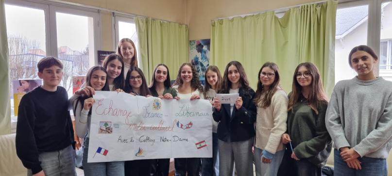 Les jeunes ont mené des actions solidaires pour soutenir les Libanais.