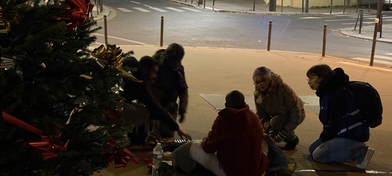 une maraude à Paris