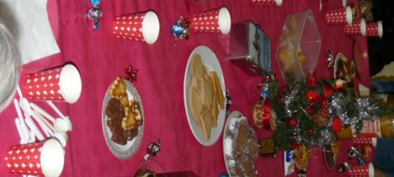 Goûter de Noël à la Conférence Saint Pie X.