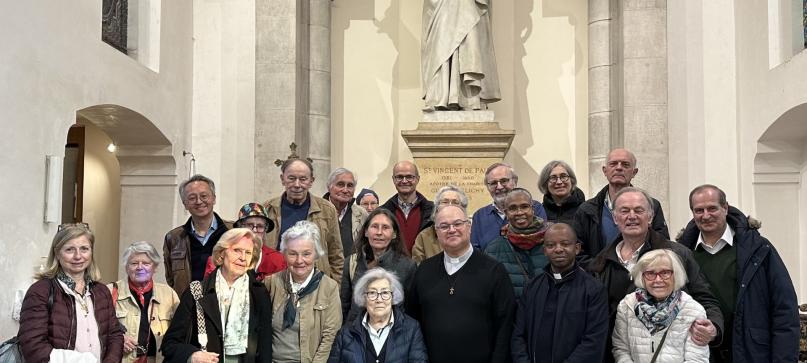 equipe du 92 en pelerinage à Clichy